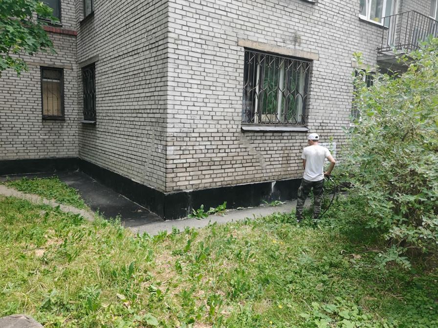 Мытье фасада по адресу пр. Славы д. 2 к. 2